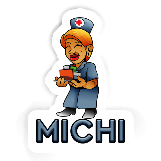 Michi Aufkleber Krankenschwester Gift package Image