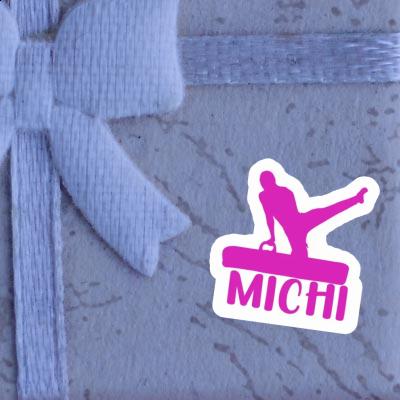 Gymnaste Autocollant Michi Laptop Image