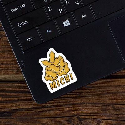 Sticker Michi Erdnuss Laptop Image
