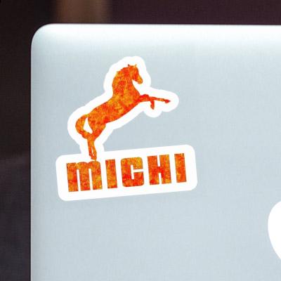 Michi Sticker Horse Laptop Image