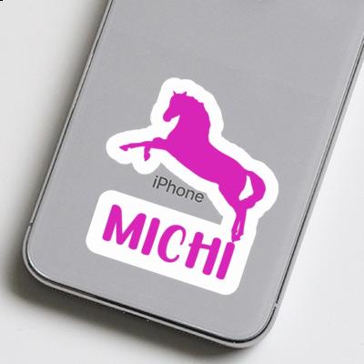 Autocollant Cheval Michi Notebook Image