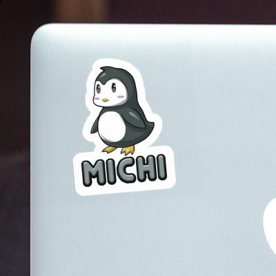 Aufkleber Pinguin Michi Laptop Image