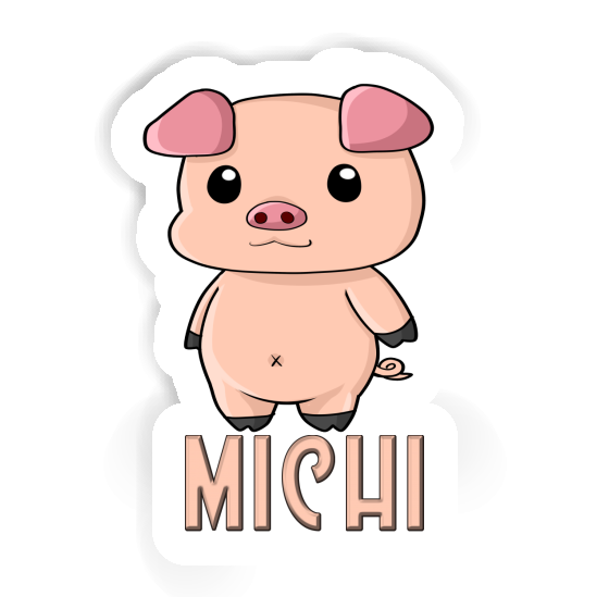 Piglet Sticker Michi Notebook Piglet Sticker Michi Gift package Image