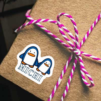 Penguin Sticker Michi Laptop Image