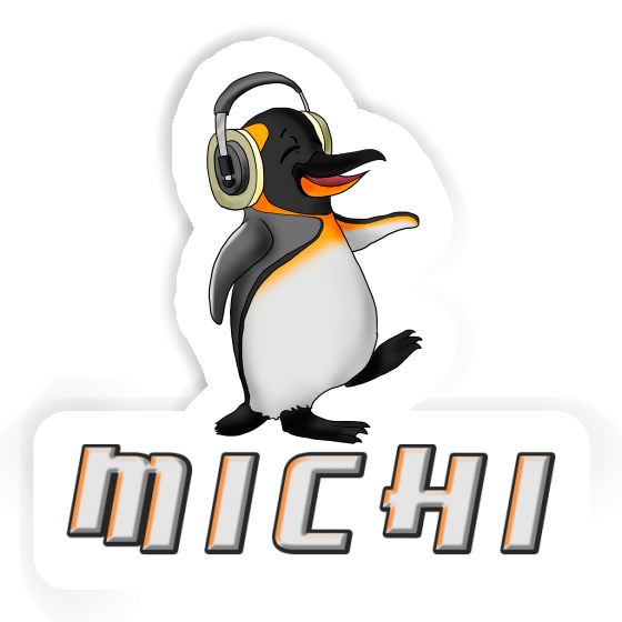 Music Penguin Sticker Michi Notebook Music Penguin Sticker Michi Notebook Image