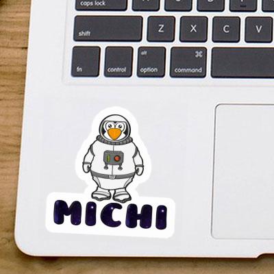 Aufkleber Michi Astronaut Notebook Aufkleber Michi Astronaut Gift package Image