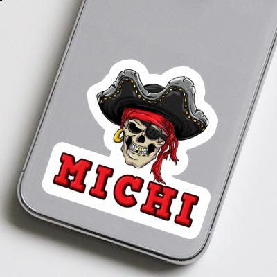 Michi Autocollant Tête de pirate Gift package Image