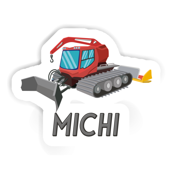 Sticker Snow Groomer Michi Notebook Sticker Snow Groomer Michi Gift package Image