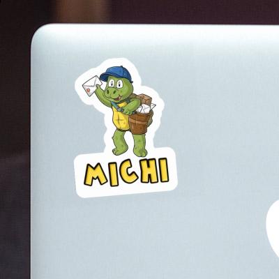 Sticker Michi Postbote Notebook Sticker Michi Postbote Gift package Image