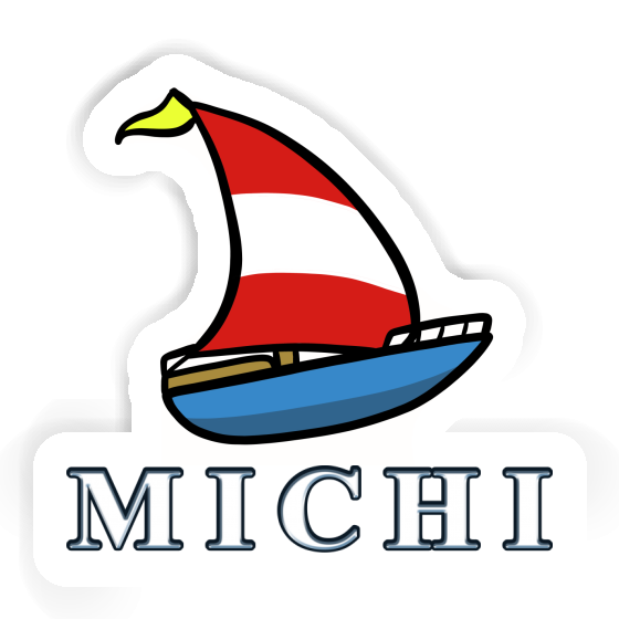 Sailboat Sticker Michi Notebook Sailboat Sticker Michi Gift package Image