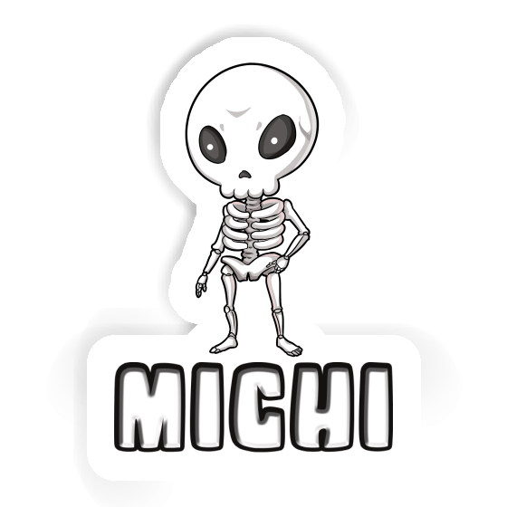 Autocollant Squelette Michi Laptop Image