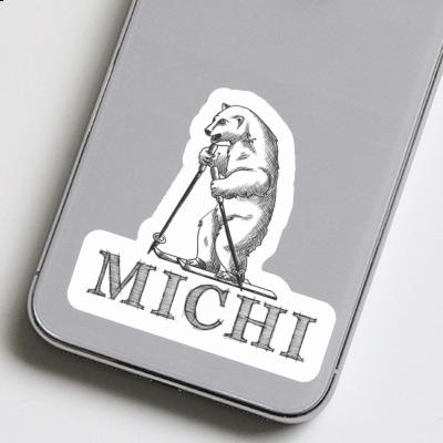 Skifahrer Sticker Michi Image