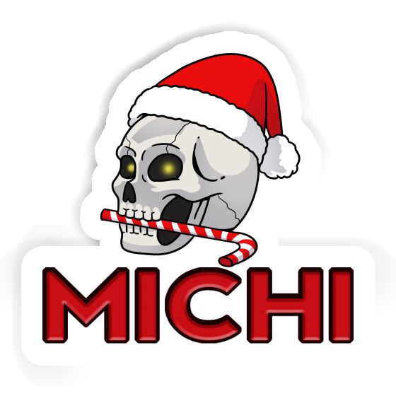 Weihnachtstotenkopf Aufkleber Michi Gift package Image