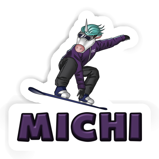 Snowboarder Sticker Michi Notebook Snowboarder Sticker Michi Gift package Image