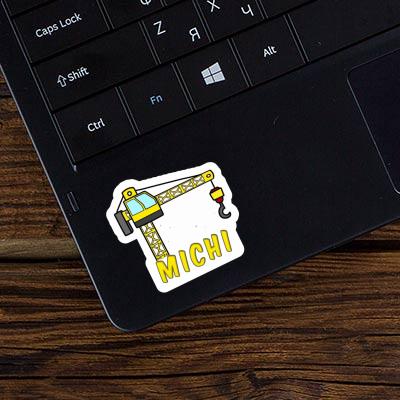 Sticker Michi Tower Crane Laptop Image