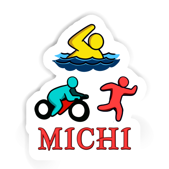 Autocollant Michi Triathlète Gift package Image