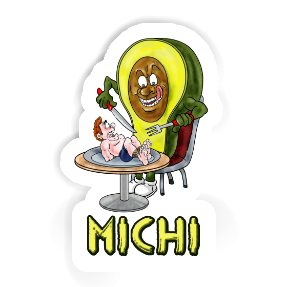 Michi Autocollant Avocat Laptop Image