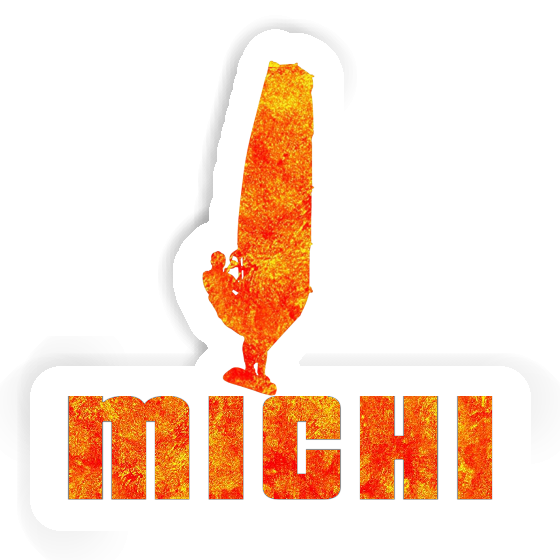 Michi Sticker Windsurfer Laptop Michi Sticker Windsurfer Laptop Image