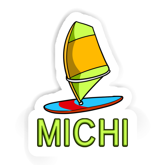 Michi Autocollant Planche à voile Notebook Michi Autocollant Planche à voile Gift package Image
