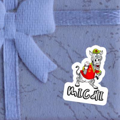 Sticker Zebra Michi Image