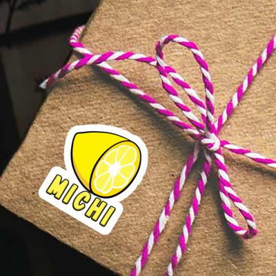 Sticker Zitrone Michi Notebook Image