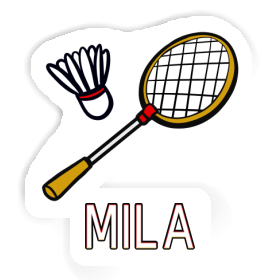 Sticker Badmintonschläger Mila Image