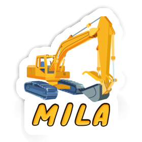 Sticker Mila Excavator Image