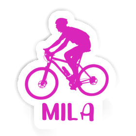 Mila Sticker Biker Image