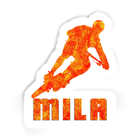 Biker Sticker Mila Image