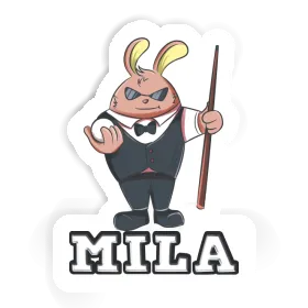 Billiards Player Sticker Mila Image