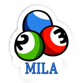 Billiard Ball Sticker Mila Image