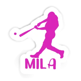 Baseball Player Sticker Mila Image