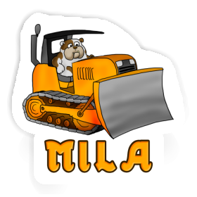 Sticker Mila Bulldozer Image