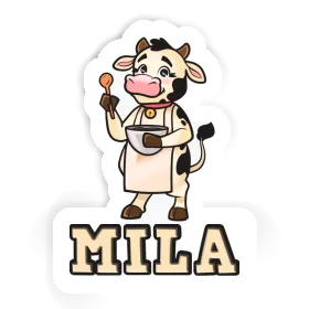 Autocollant Vache Mila Image