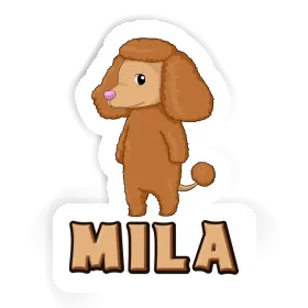 Mila Sticker Poodle Image