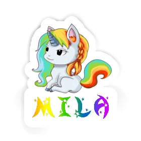 Sticker Unicorn Mila Image