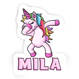 Sticker Dabbing Unicorn Mila Image