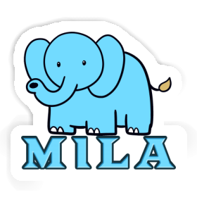 Sticker Elephant Mila Image