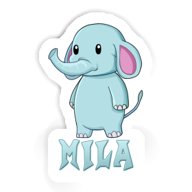 Elephant Sticker Mila Image