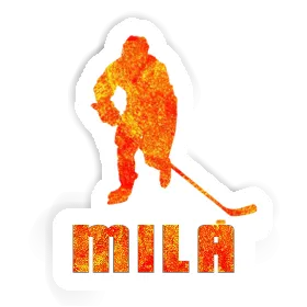 Sticker Hockey Player Mila Image