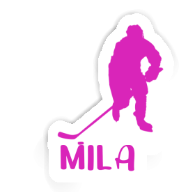 Mila Sticker Hockey Player Image