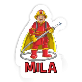 Sticker Firefighter Mila Image