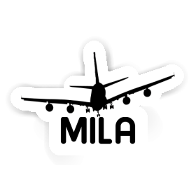 Airplane Sticker Mila Image