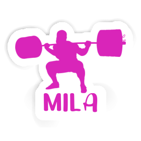 Sticker Weightlifter Mila Image