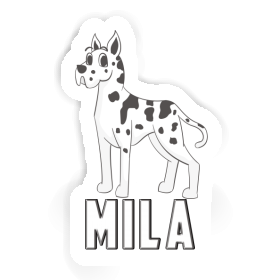 Mila Sticker Great Dane Image