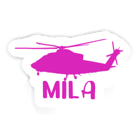 Sticker Helicopter Mila Image