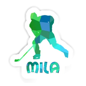 Sticker Mila Hockey Player Image