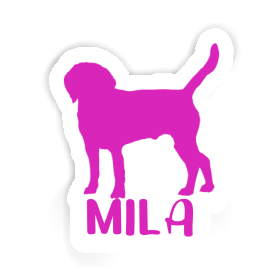 Autocollant Chien Mila Image