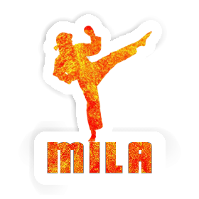 Sticker Karateka Mila Image