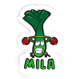 Sticker Weight Lifter Mila Image